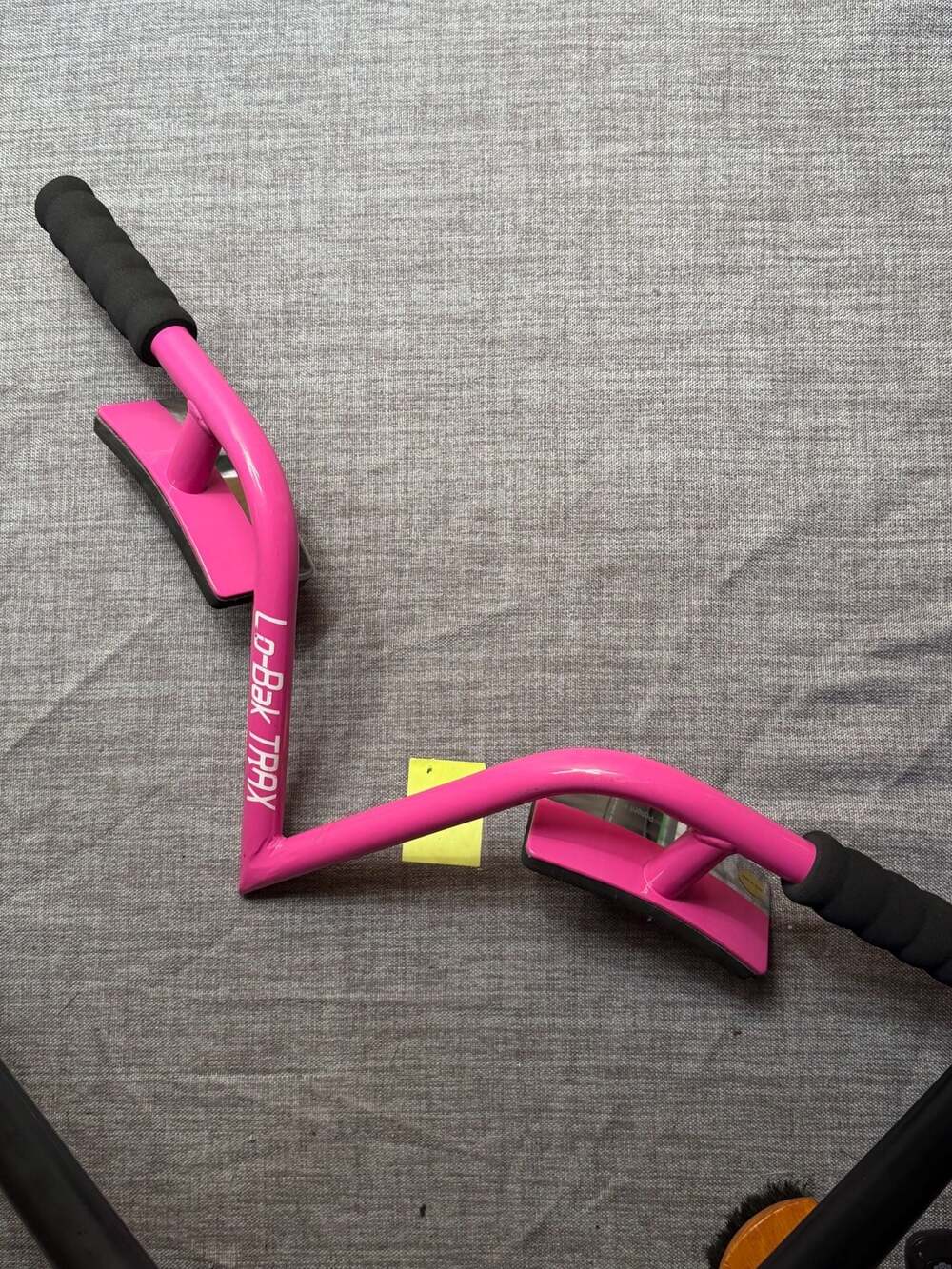 Lo-Bak Trax Portable Spinal Traction Device Lower Back Stretcher Pink